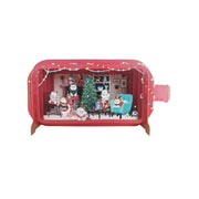 Message In A Bottle 3D Cut Art Card - Christmas Cats