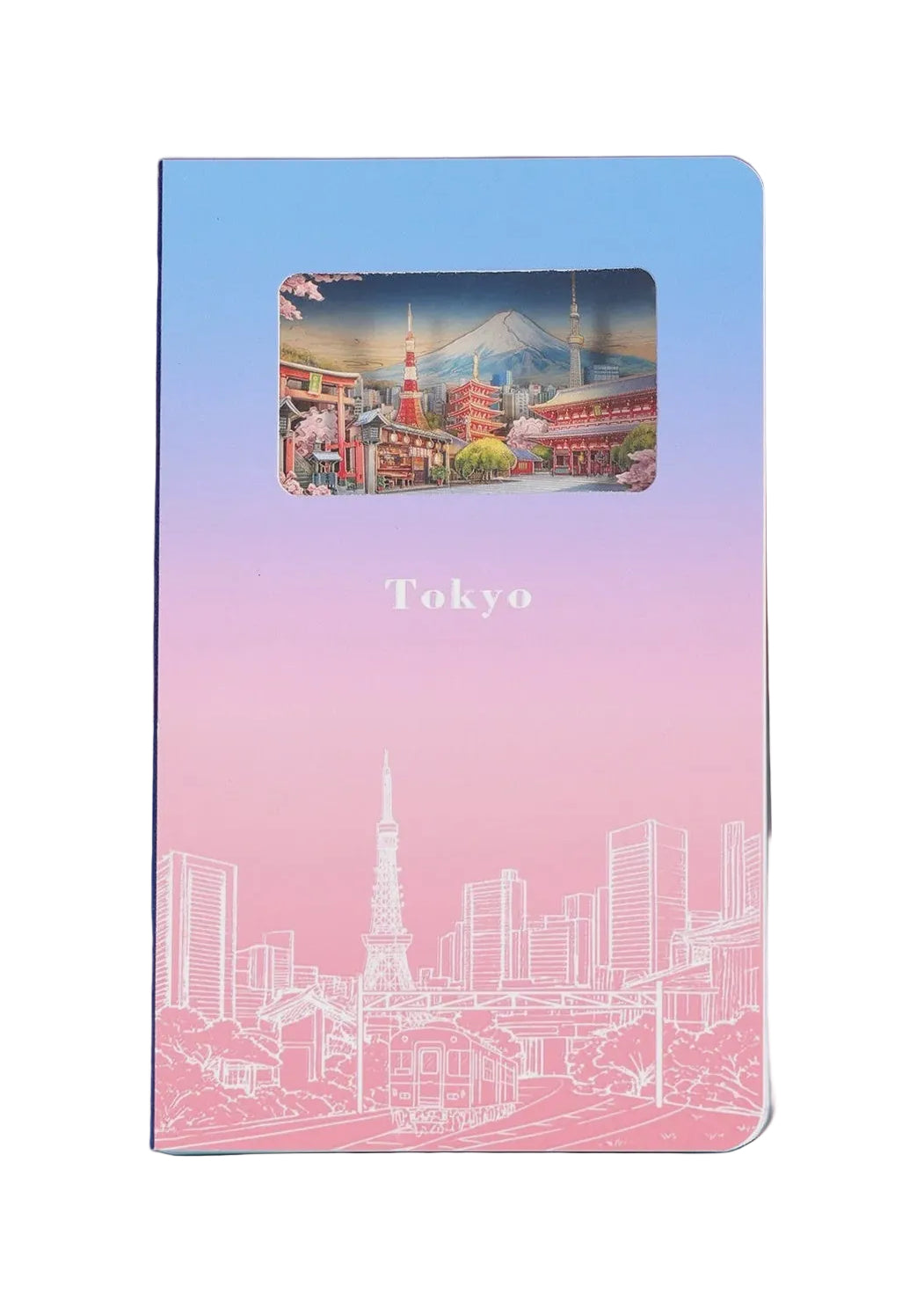 3D Paper Art Notebook - Tokyo