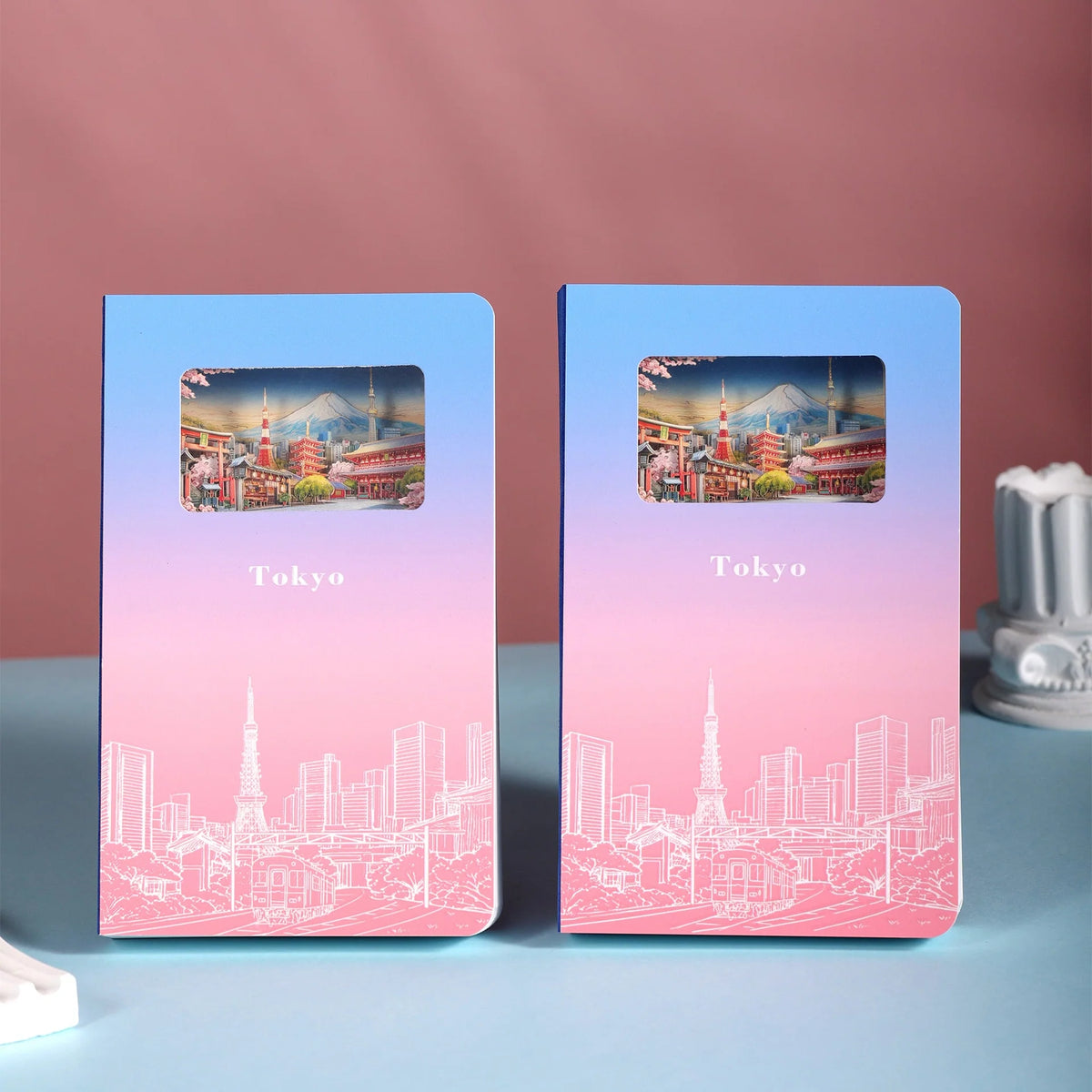 3D Paper Art Notebook - Tokyo