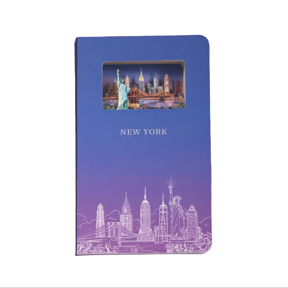 3D Paper Art Notebook - New York