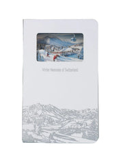3D Paper Art Notebook - Switzerland Winter