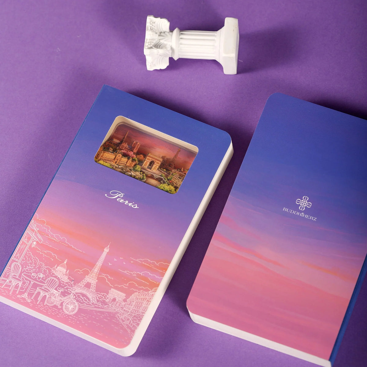 3D Paper Art Notebook - Paris