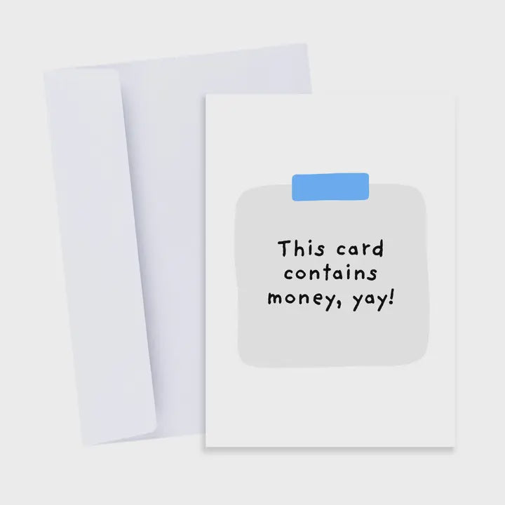 This Card Contains Money Card