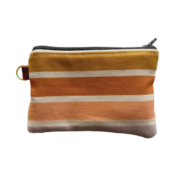 Cotton Coin Purse Mini - Summer Stripe