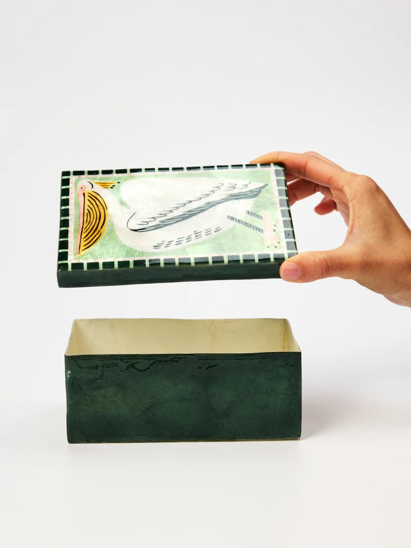 Capiz Shell Box - Mariner - Pelican