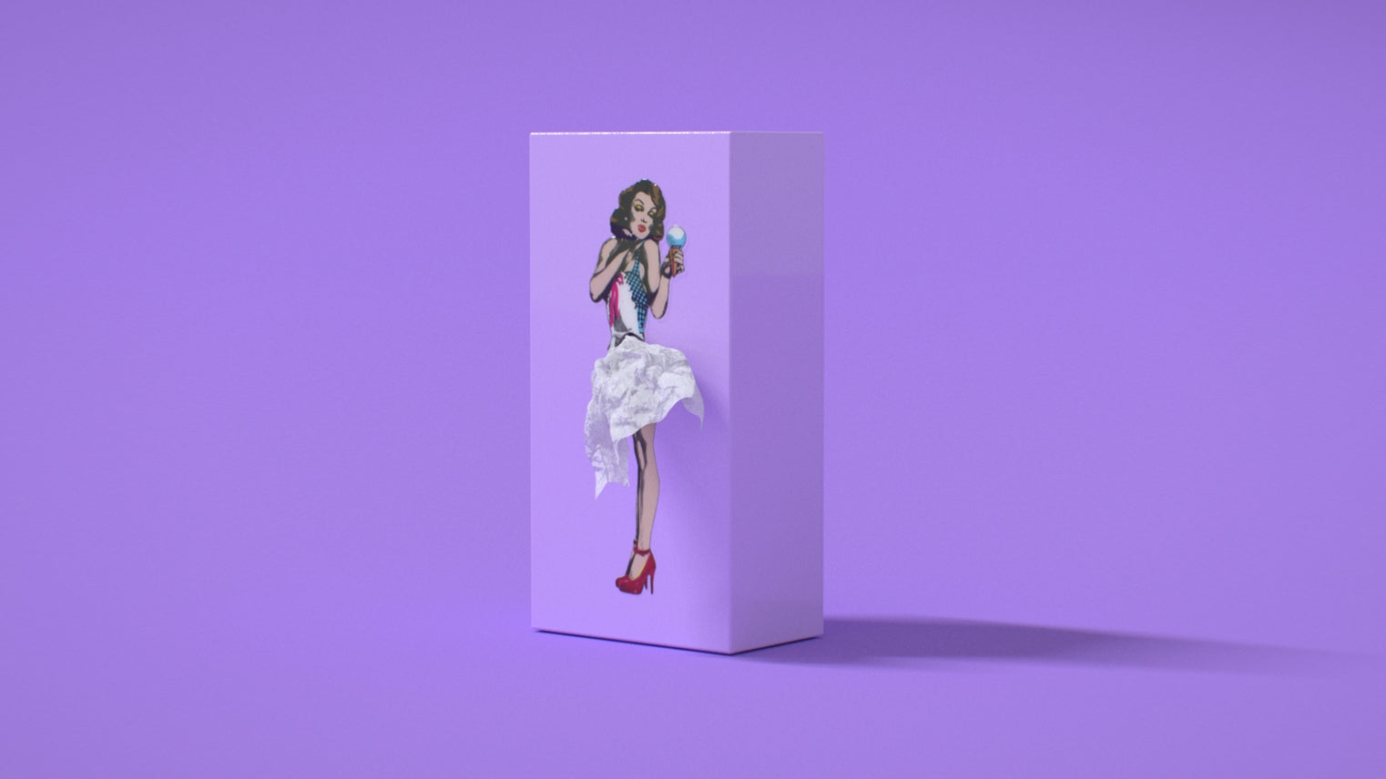 Tissue Up Girl - Lana Purple