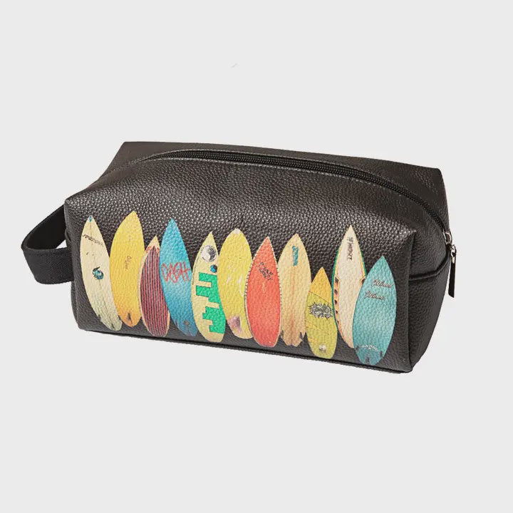 Vintage Toiletry Bag - Vintage Surf boards