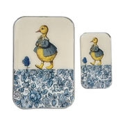 Notions Tin Small - Duck & Flower