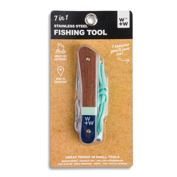 7 in 1 Fishing Tool, Stainless Steel
