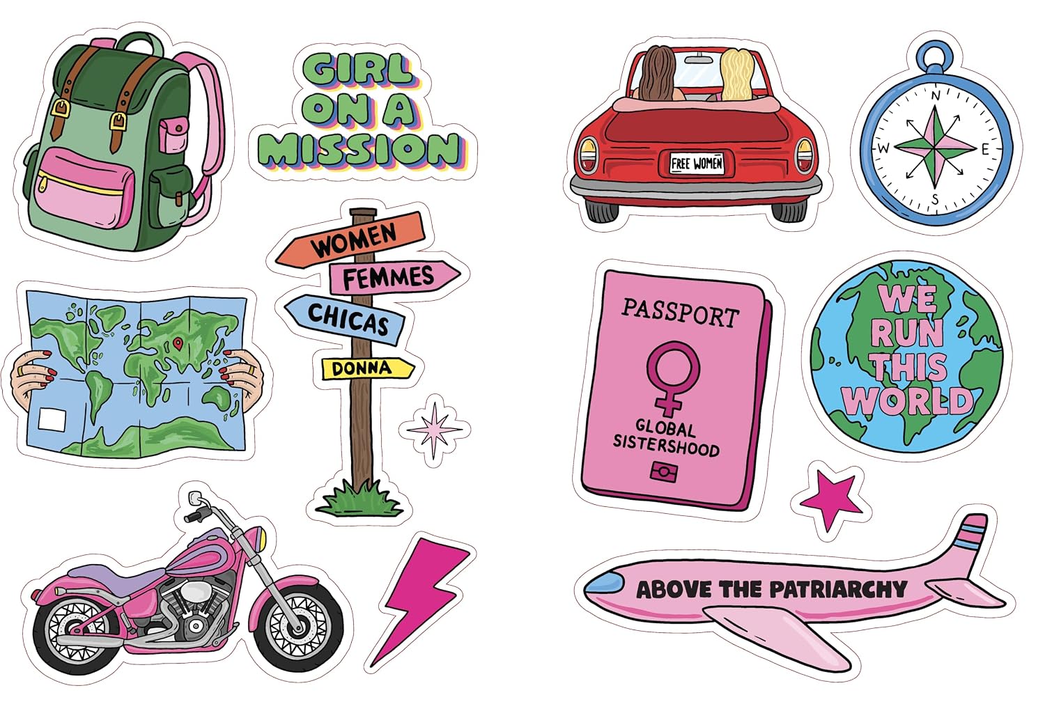 A Little Sticker Book: Stickers Against the Patriarchy