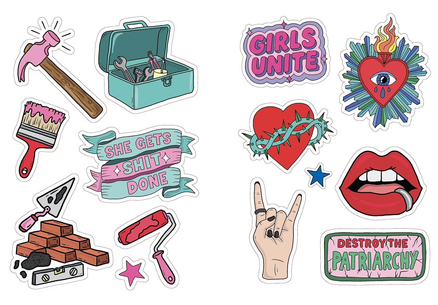 A Little Sticker Book: Stickers Against the Patriarchy