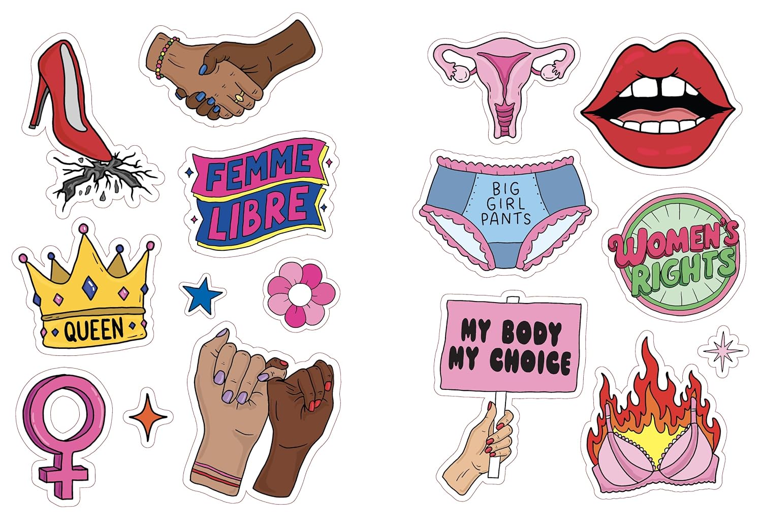 A Little Sticker Book: Stickers Against the Patriarchy