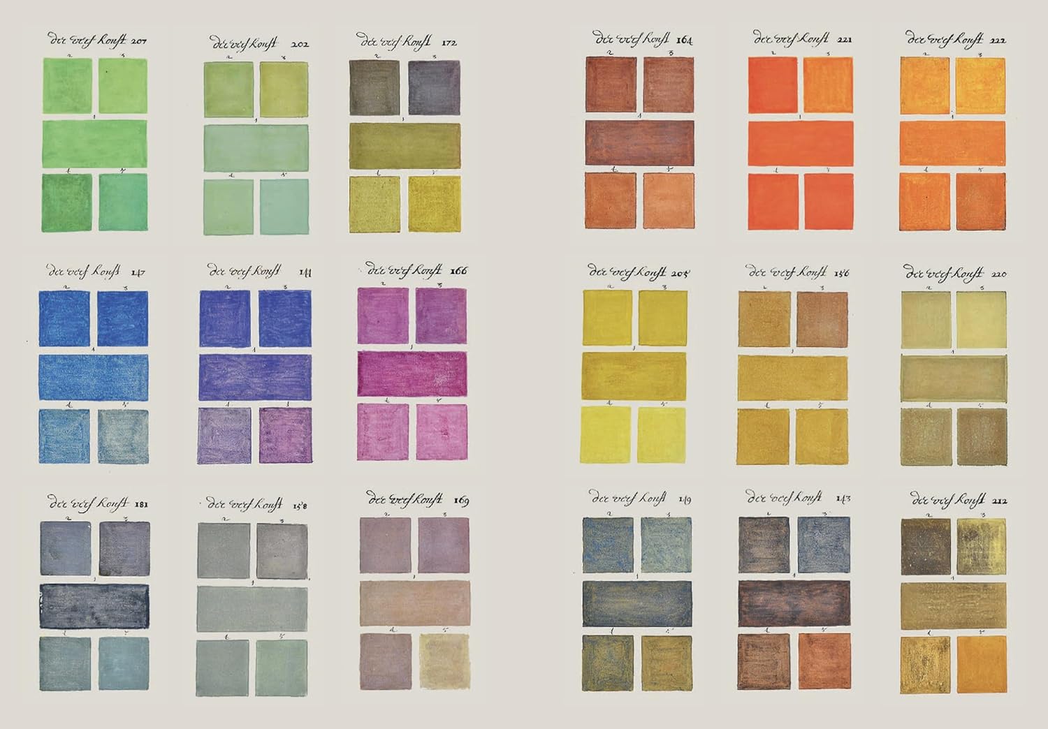 A Little Sticker Book: Vintage Colour Palettes