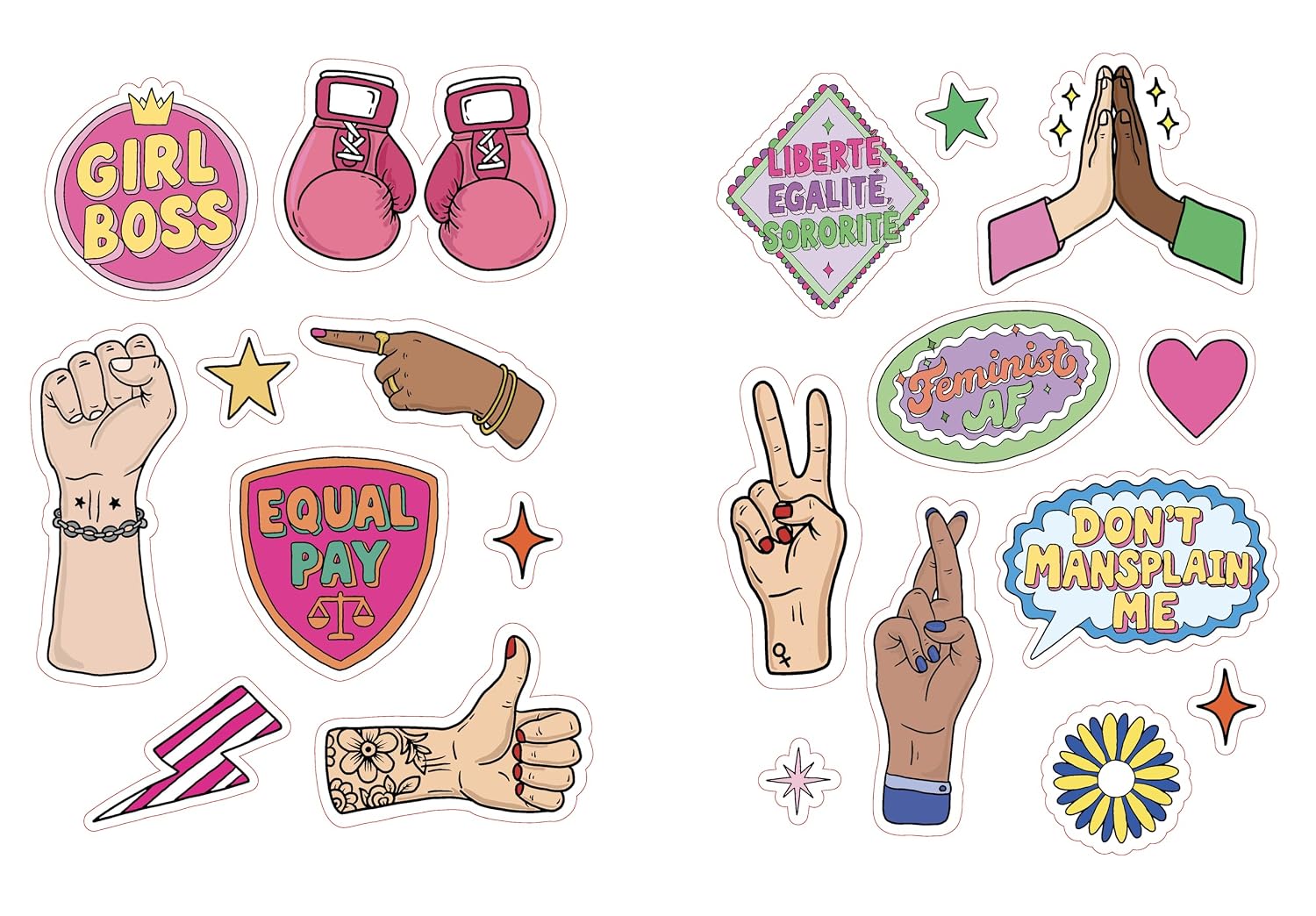 A Little Sticker Book: Stickers Against the Patriarchy