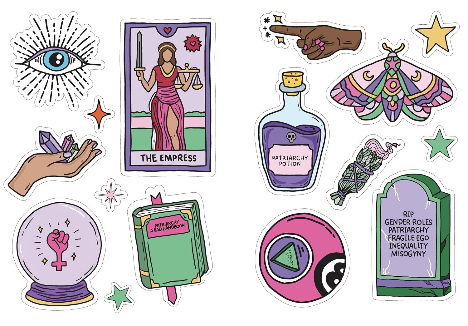 A Little Sticker Book: Stickers Against the Patriarchy