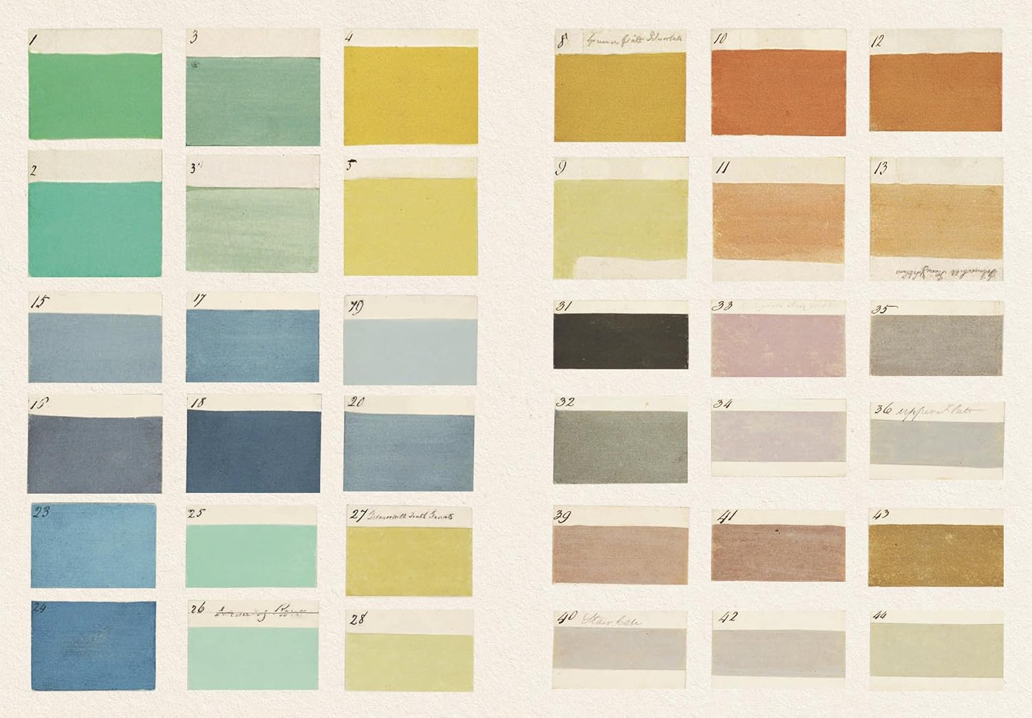 A Little Sticker Book: Vintage Colour Palettes