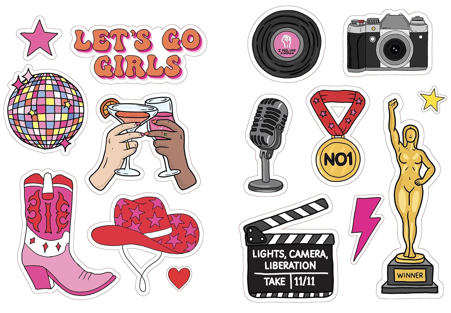 A Little Sticker Book: Stickers Against the Patriarchy