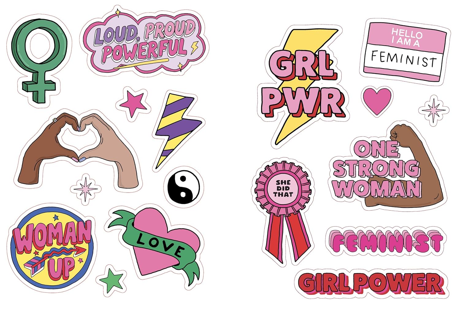 A Little Sticker Book: Stickers Against the Patriarchy