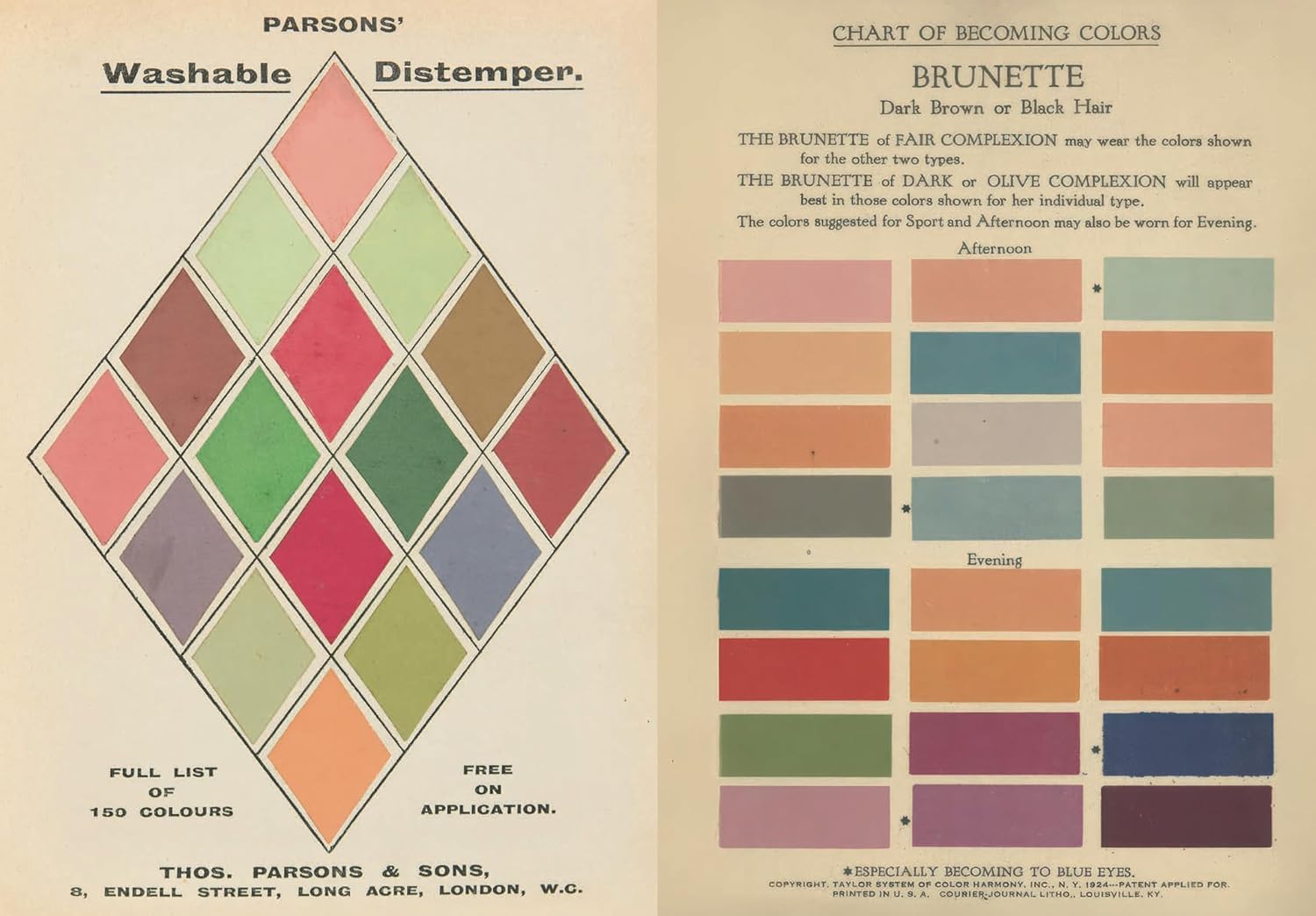 A Little Sticker Book: Vintage Colour Palettes