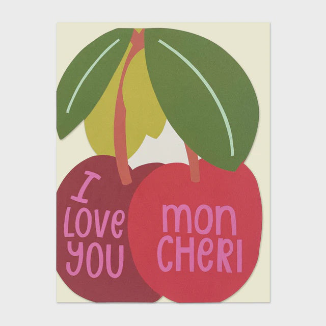 I Love You Mon Cheri Little Card