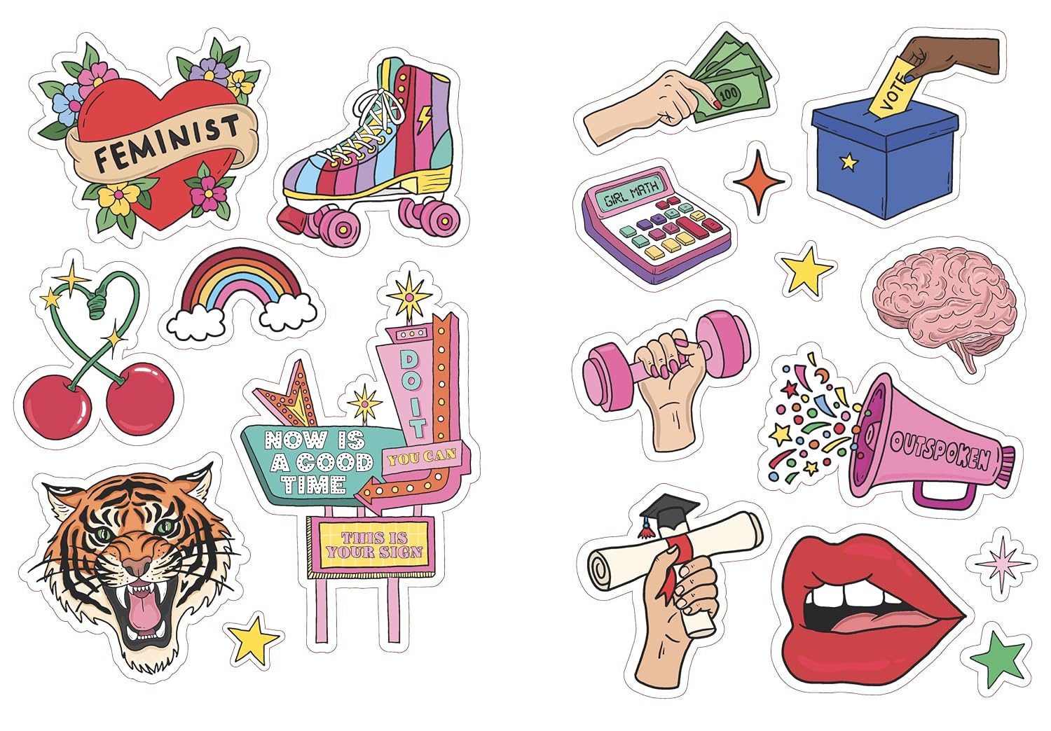 A Little Sticker Book: Stickers Against the Patriarchy