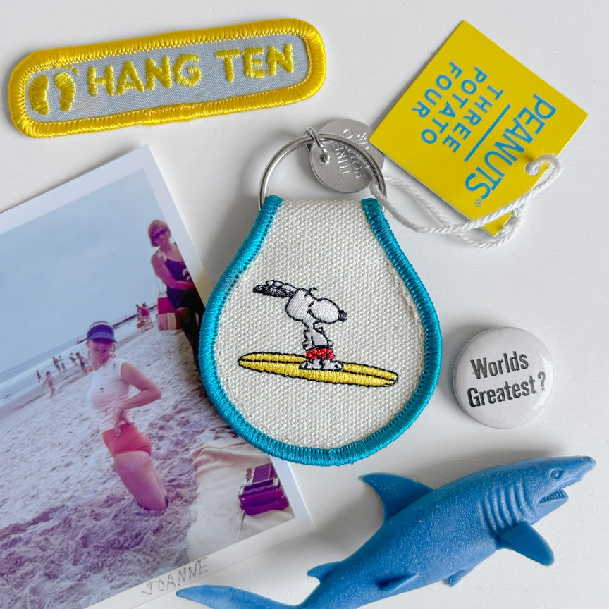 Patch Keychain - Snoopy Surf