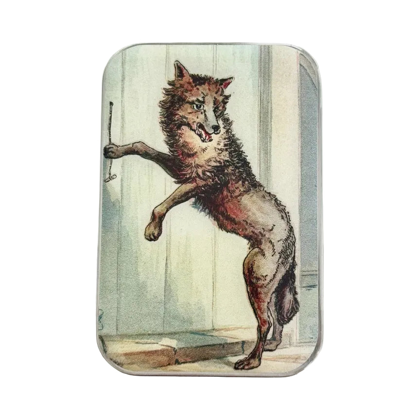 Notions Tin Large - The Wolf at the Door