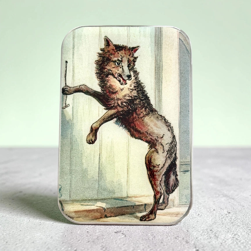 Notions Tin Large - The Wolf at the Door