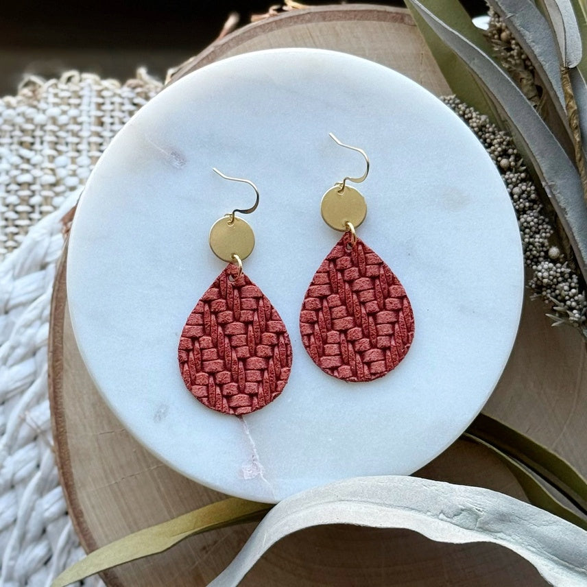 Dew Drop Earrings - Clay Weave