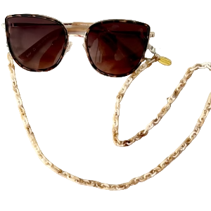 Glasses Chain Chunky - Tortoise Shell