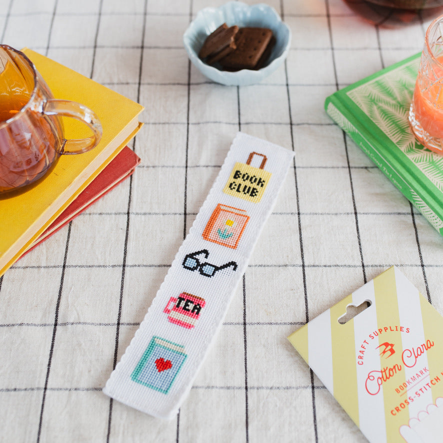 Cross-Stitch Kit Bookmark - Bookish