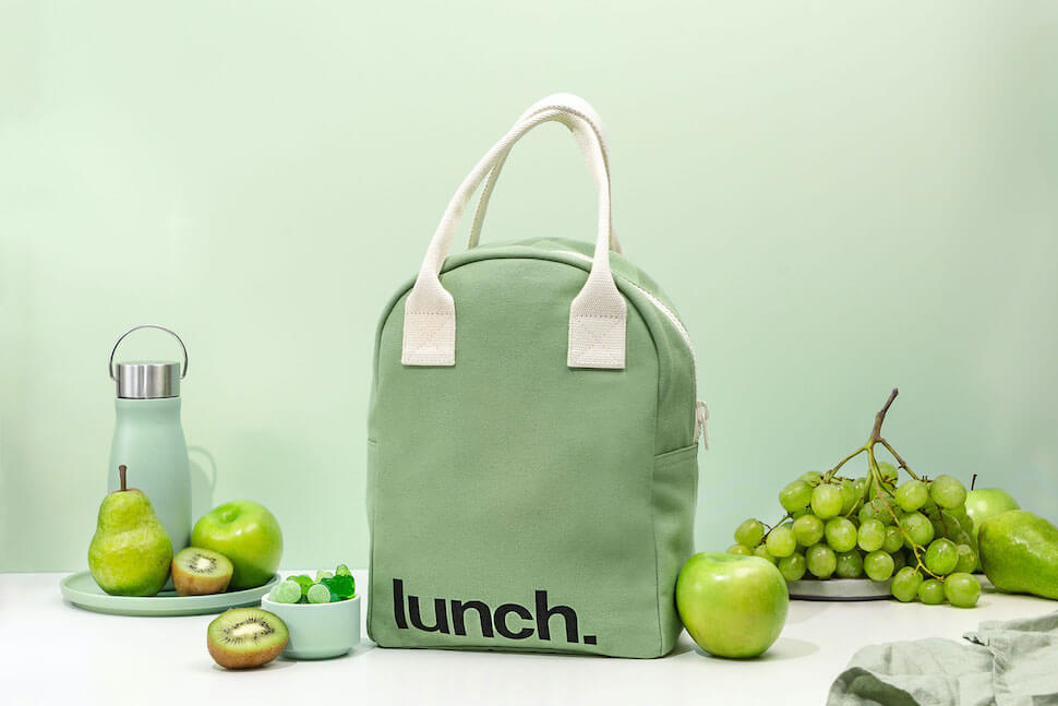 Zipper Lunch Bag - Moss