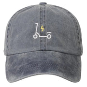 Embroidered Baseball Cap - Scooter Navy