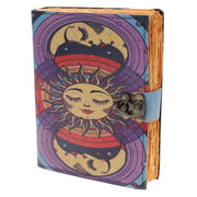 Leather Journal - Sun Moon Colour