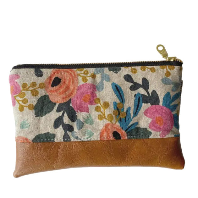 Cotton Coin Purse - Rifle Paper Fall Floral