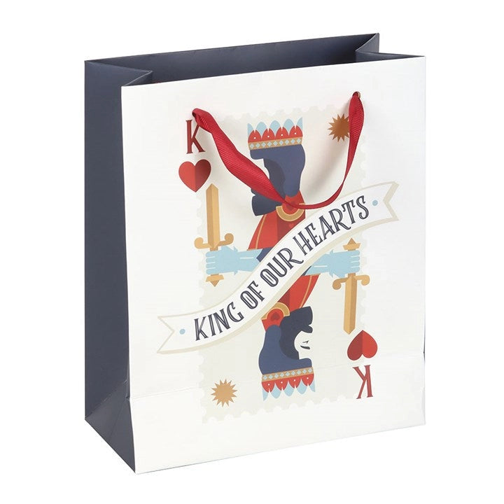 Gift Bag 23cm - King Of Our Hearts