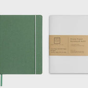 Paper Saver Canvas Notebook + Stone Paper Refill - Thyme Green