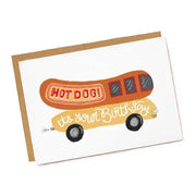 Hot Dog Birthday Card
