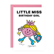 Little Miss Birthday Girl Card