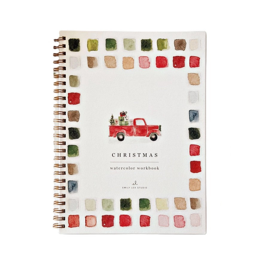 Watercolour Workbook - Classic Christmas