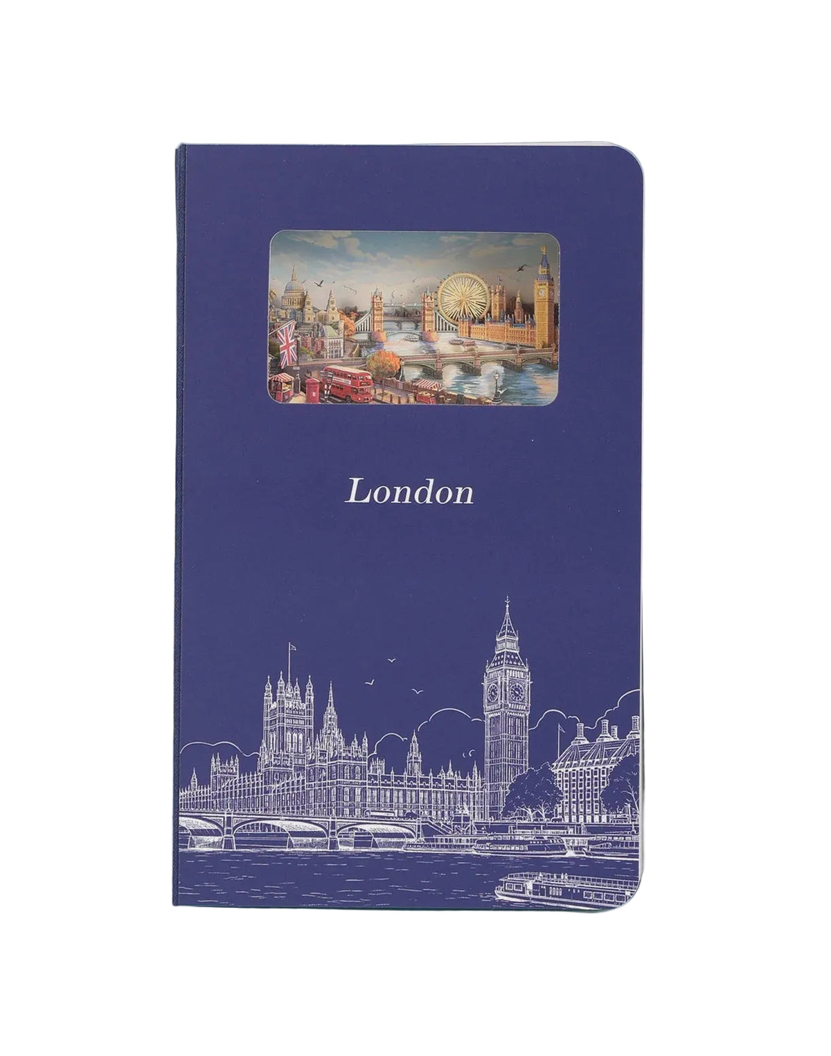 3D Paper Art Notebook - London