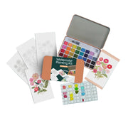 Watercolour Painting Kit - Zinnia Garden