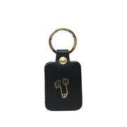 Willy Leather Key Fob - Black