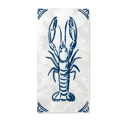 Capiz Shell Art Tile - Taverna - Lobster