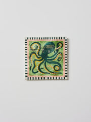 Capiz Shell Art Tile - Mariner - Octopus