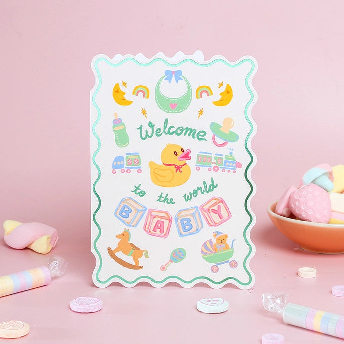 Welcome to the World Baby Card