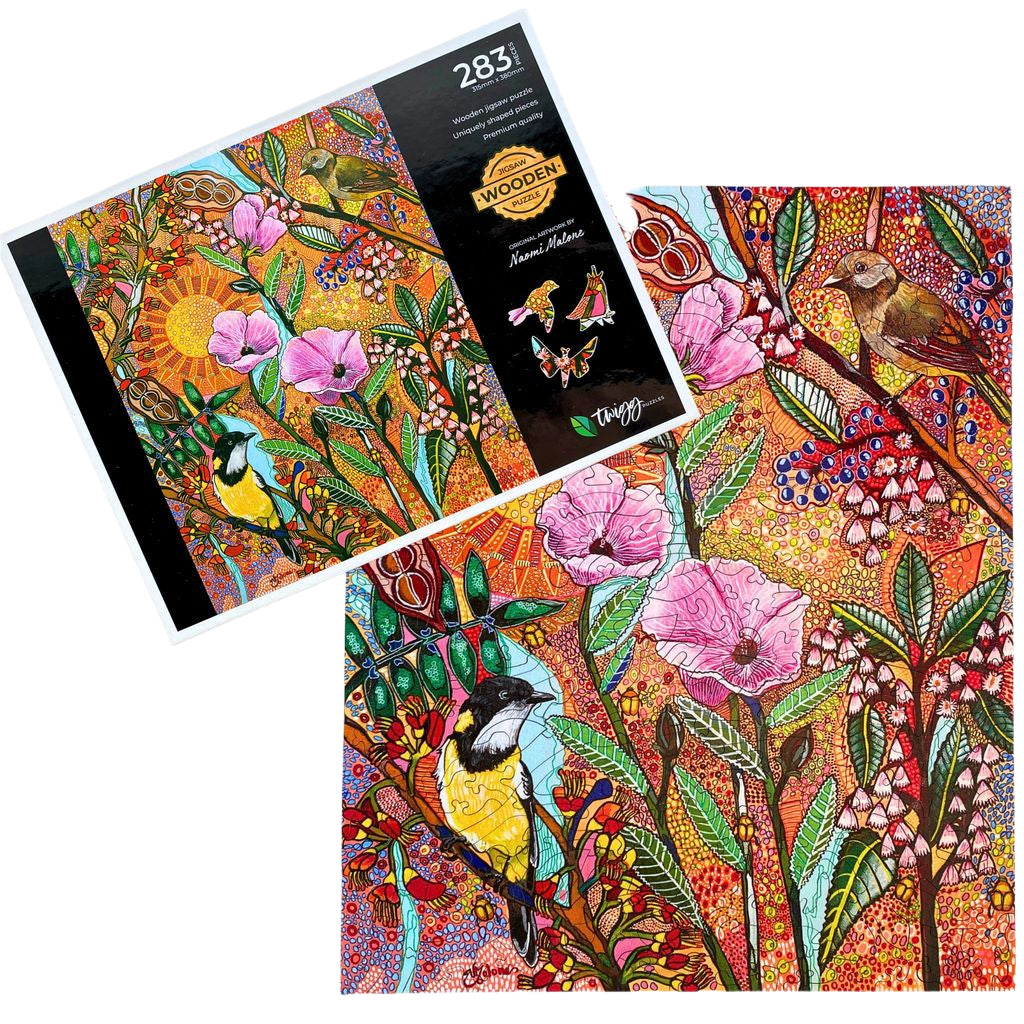 283pc Wooden Puzzle - Golden Whistler