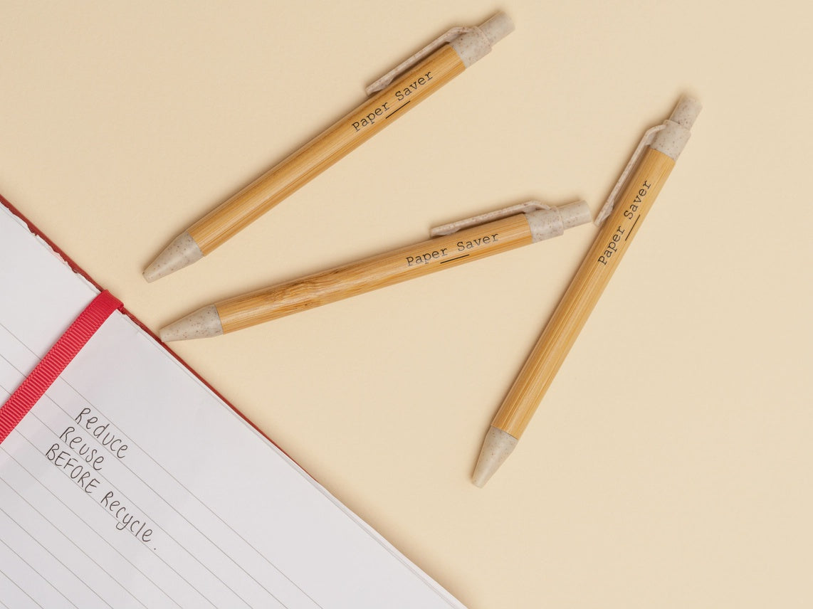 Paper Saver Bamboo Pen