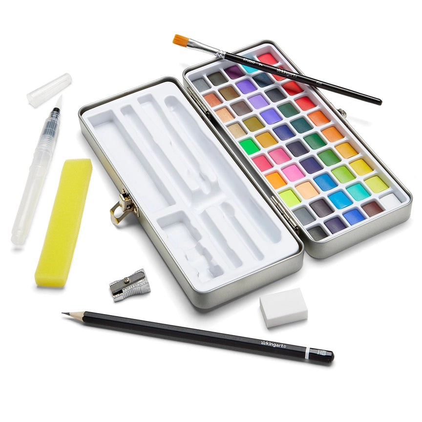 Watercolour Paint Set - 69 Piece