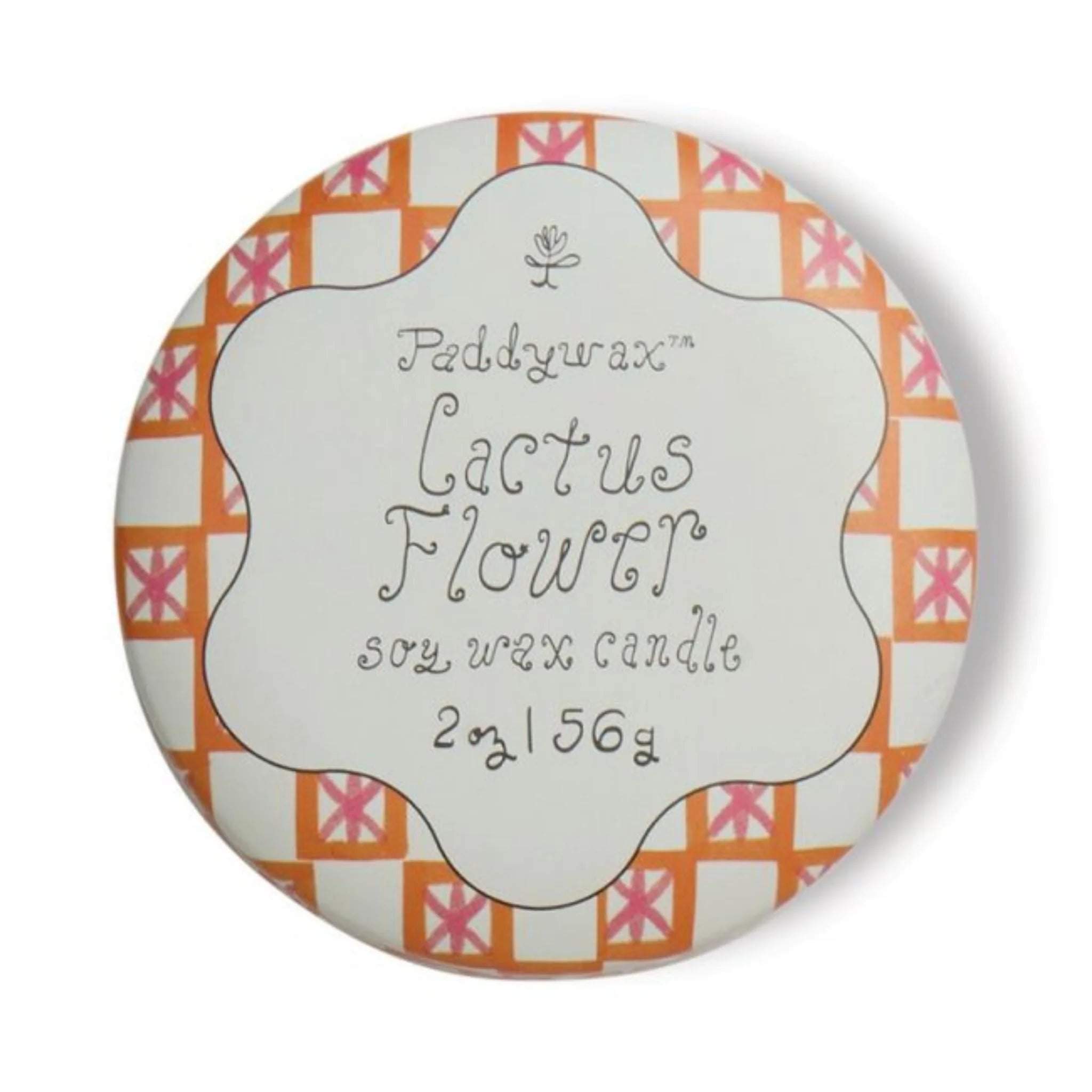 Tulip Tin Candle - Cactus Flower